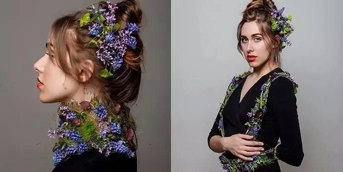 65岁的她将植物融入高级定制时装设计，给你不一样的穿戴艺术品！