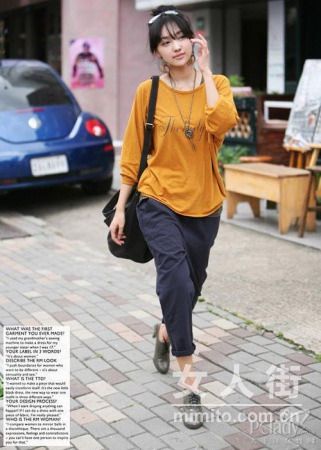 韩妞玩转糖果色 以“色”动人显修长
